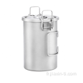 Ensemble de marmites multifonctions en titane 900 ml